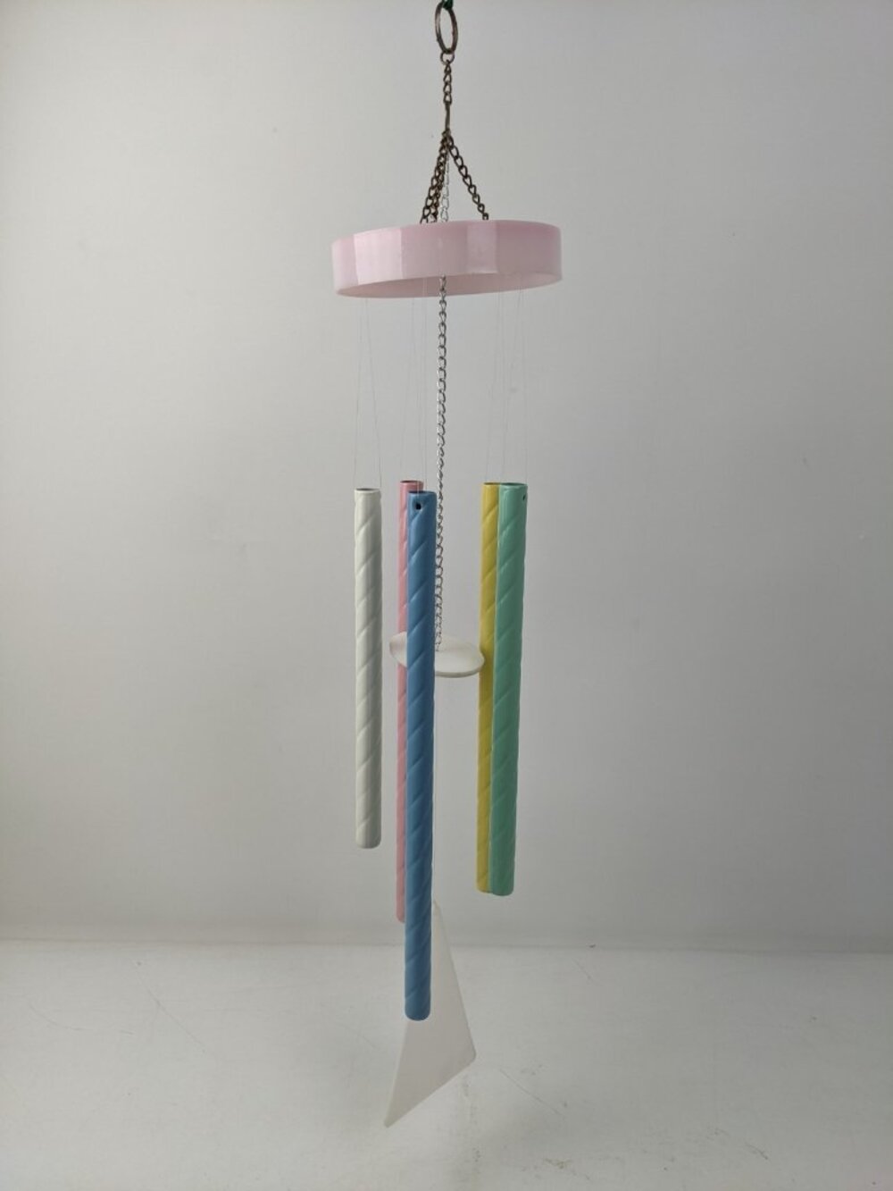 Pastel Metal Windchime Rainbow Spring Easter Nursery Childrens Room